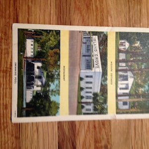 Waverly, Georgia Vintage Postkarte Island Grove Tourist Court