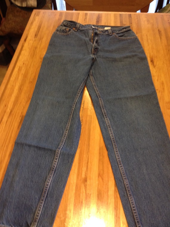 Levi's Vintage High-Waisted  550 Blue Jeans-Ladies
