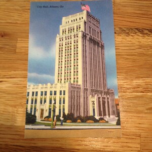 Atlanta Georgia City Hall Postkarte