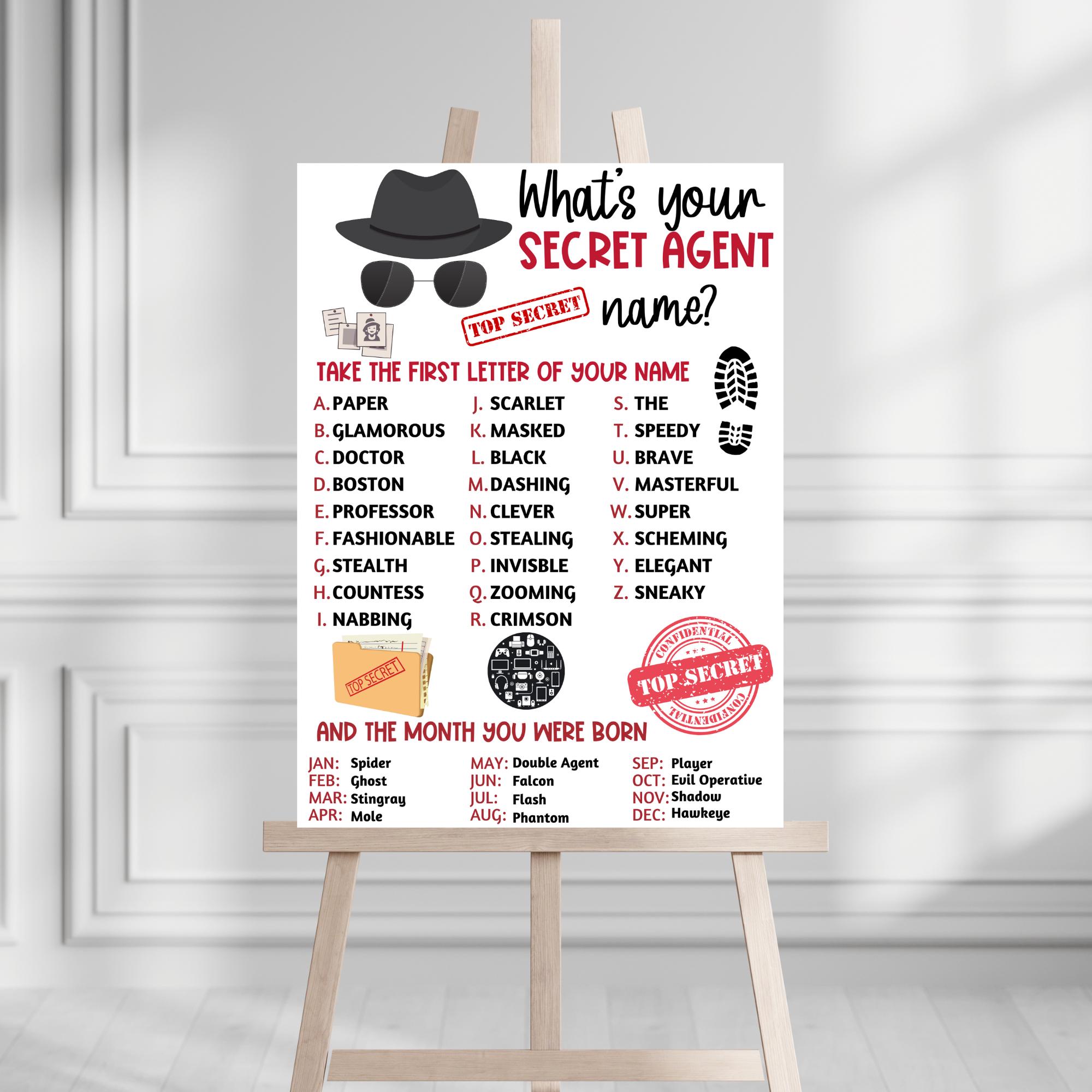 GirlZone Kit D'écriture Agent Secret Ultime – Papeterie Espionnage, Lunettes, Carte ID, Décodeur, Lumière UV – Cadeau Fille 6 Ans