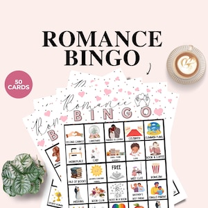 Activité du club de lecture Romance Trope, Jeu de lecture festif, Jeu de cartes bingo du club de lecture, Brise-glace pour groupe de lecture, Club de lecture virtuel