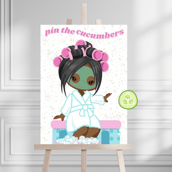 Decoración de fiesta de cumpleaños para niña negra, fiesta de