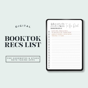 Goodnotes Reading Tracker, Booktok Recommendations, To Be Read Checklist, Books To Read List, Bookstagram, Library Book Tracker Log