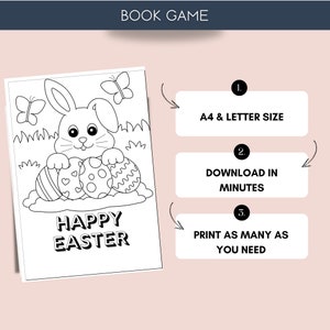 Reading Games For Kids, Easter Scavenger Hunt, Kids Treasure Hunt, Game For 4-6 Years Old, Easter Egg Hunt Sign, Hide And Seek, I Spy Game image 6