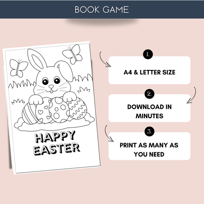 Reading Games For Kids, Easter Scavenger Hunt, Kids Treasure Hunt, Game For 4-6 Years Old, Easter Egg Hunt Sign, Hide And Seek, I Spy Game image 6