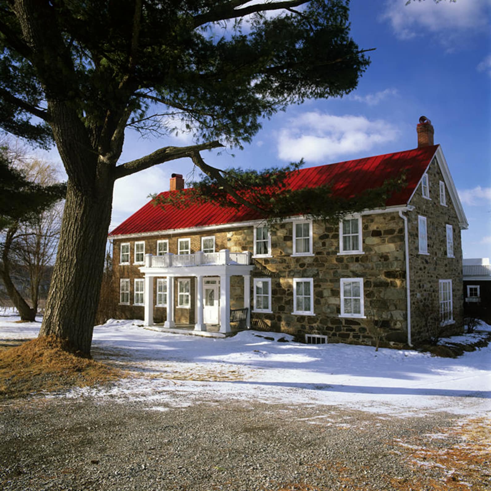 Impression photo la maison Adélard Godbout à Frelighsburg un Etsy Canada