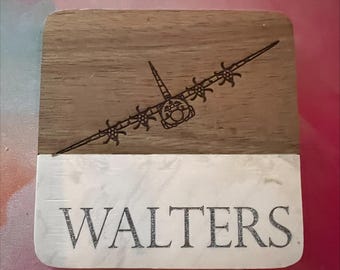 Set of 4 beautifully engraved coasters.  This gift is also customizable.