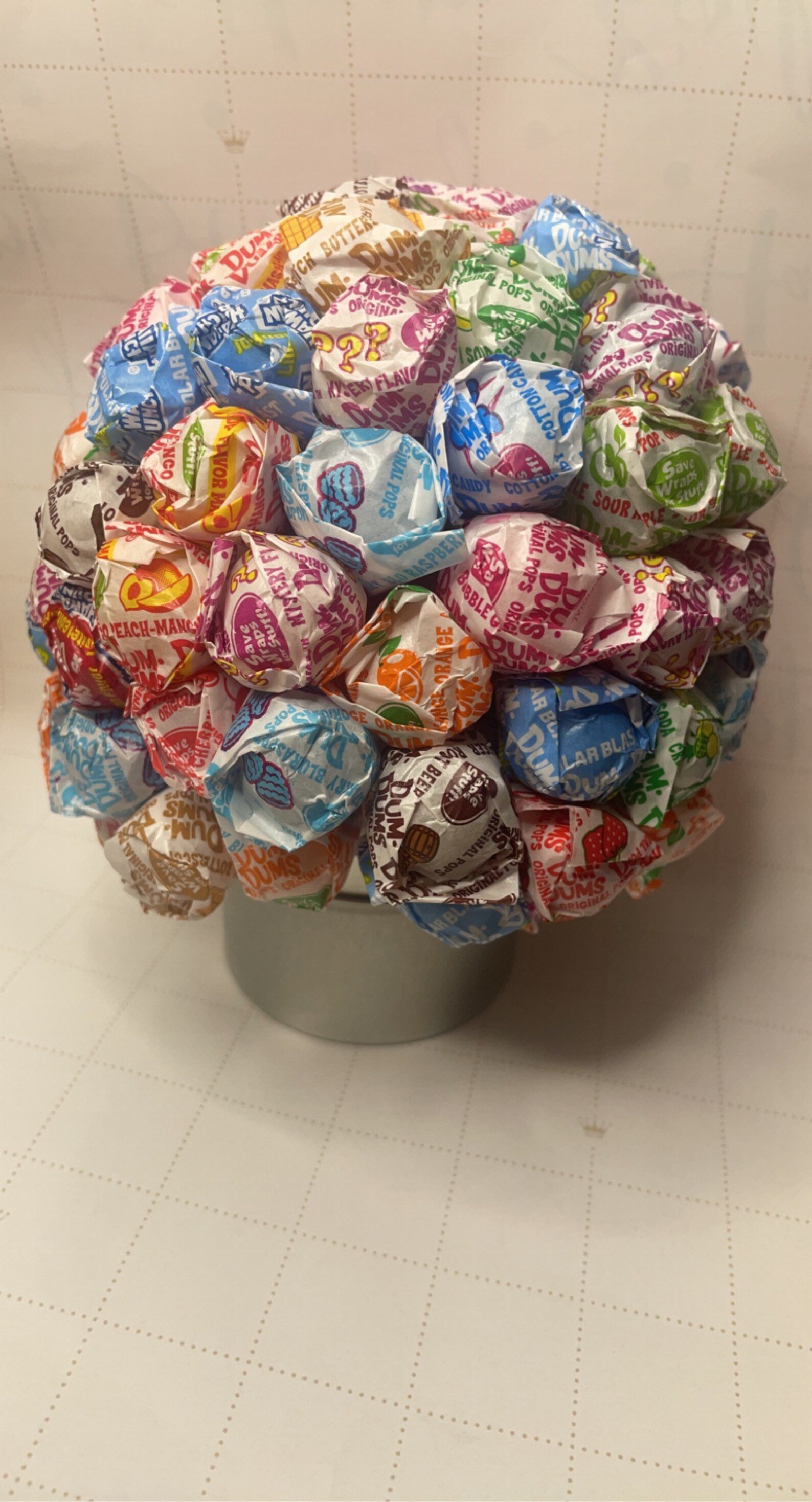 Mini Candy Bouquet, Lollipop Candy Basket, Dum Dum Basket Etsy