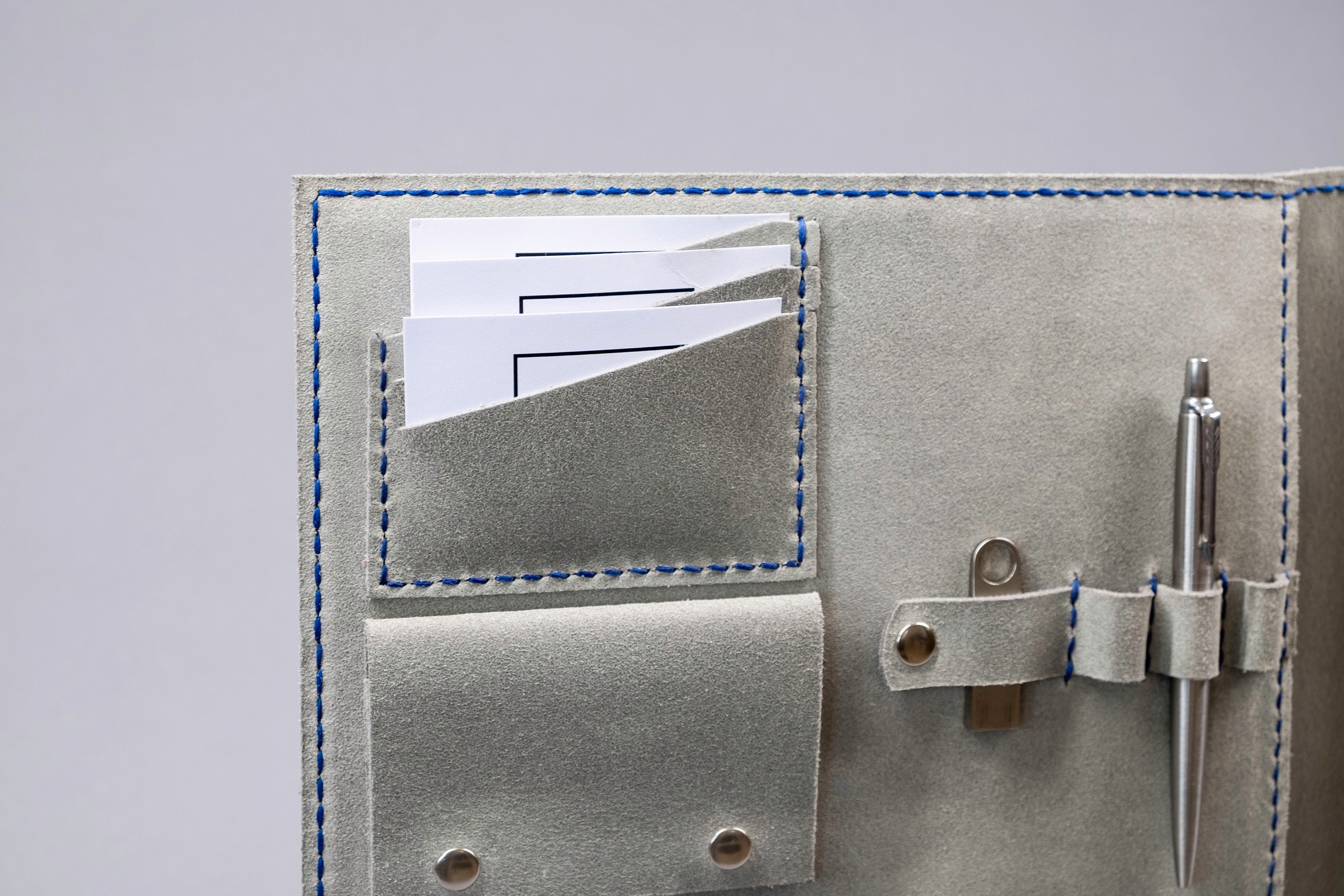 Custom Leather Folder Organizer Leather Portfolio Etsy