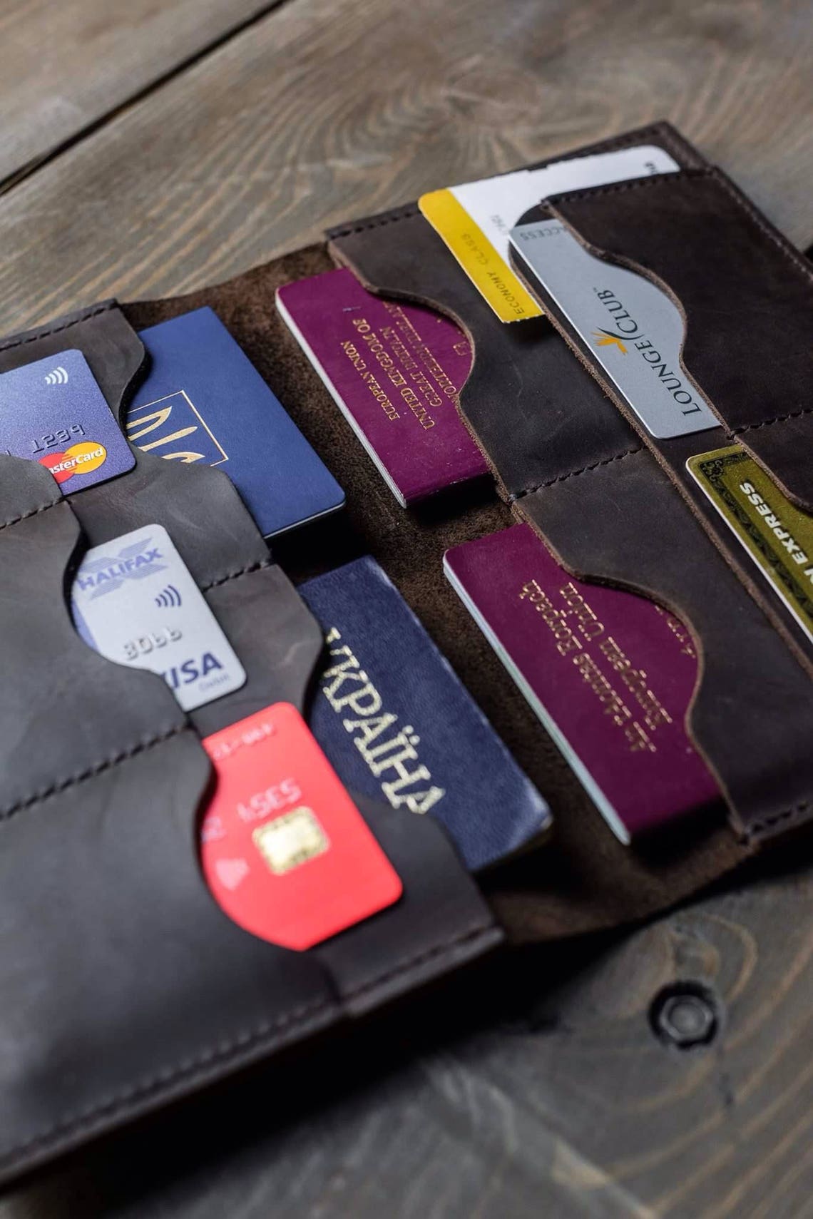 Family Passport holder Family Travel Wallet Leather Family Etsy