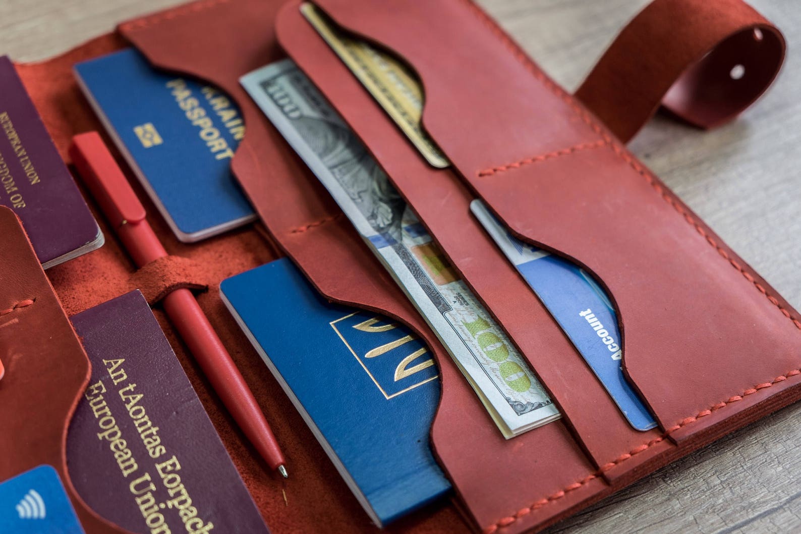 Family Passport holder Family Travel Wallet Leather Family Etsy