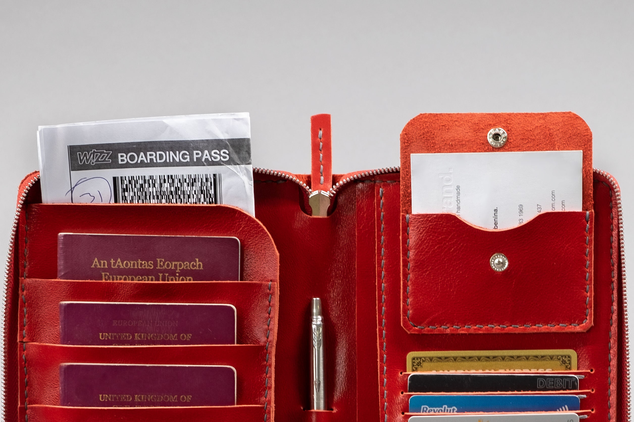 Zipper passport holder zip travel wallet Leather passport Etsy