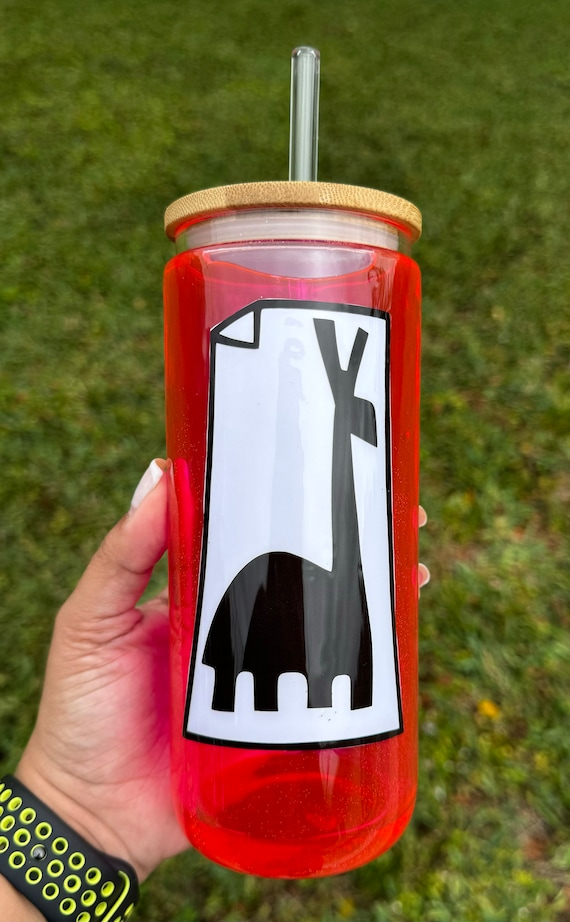 Pink Llama Potion Cup | Funny Llama Glass Can | The Poison | Kuzco Inspired | No Touchy! | Llama Extract | Emperors Poison