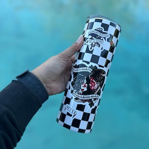 Checkered Tumbler | MCR Cup | Elder Emo Cup