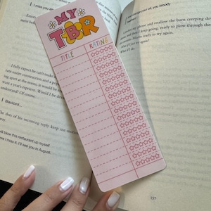 My TBR Bookmark | Vintage Library Card Style