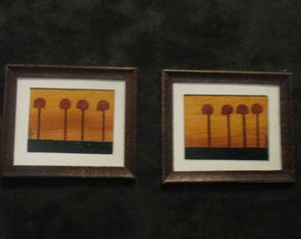 miniature paintings, dollhouse accesories
