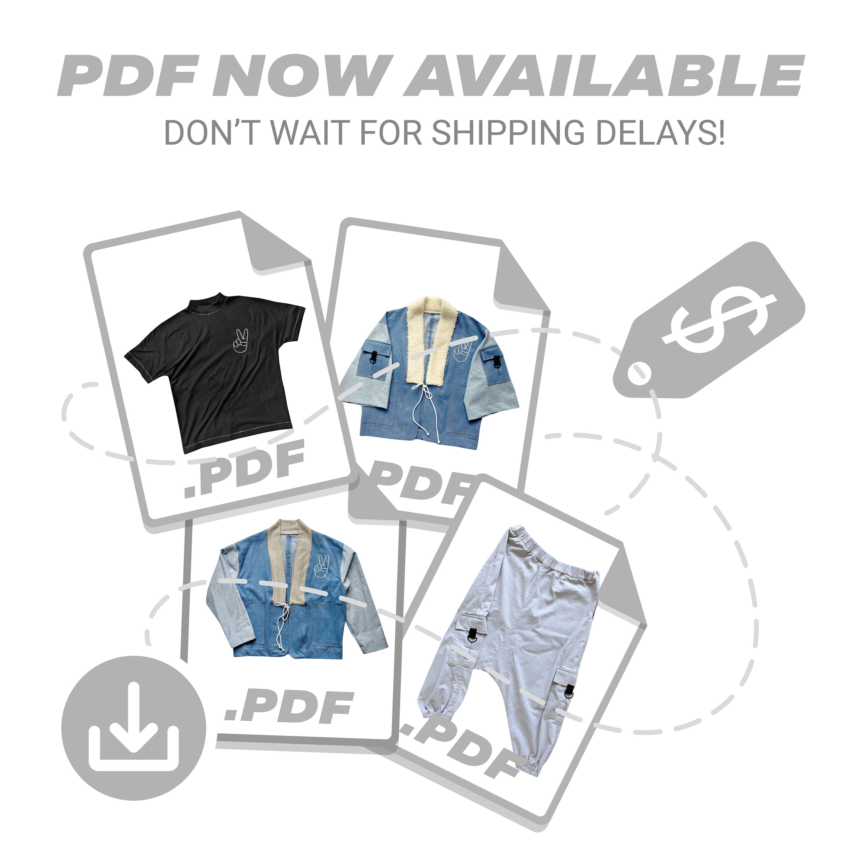 Worker Jacket Pattern Minimalist's Worker Jacket PDF Pattern - Etsy