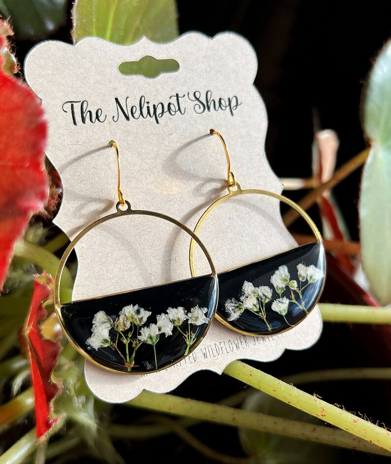 Baby's Breath Cathedral Earrings - Seed and Soil main image 0
