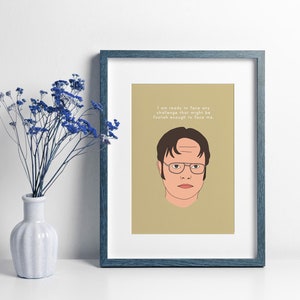 Dwight Schrute Quote Art Print: The Office Funny Wall Decor (PDF Download)