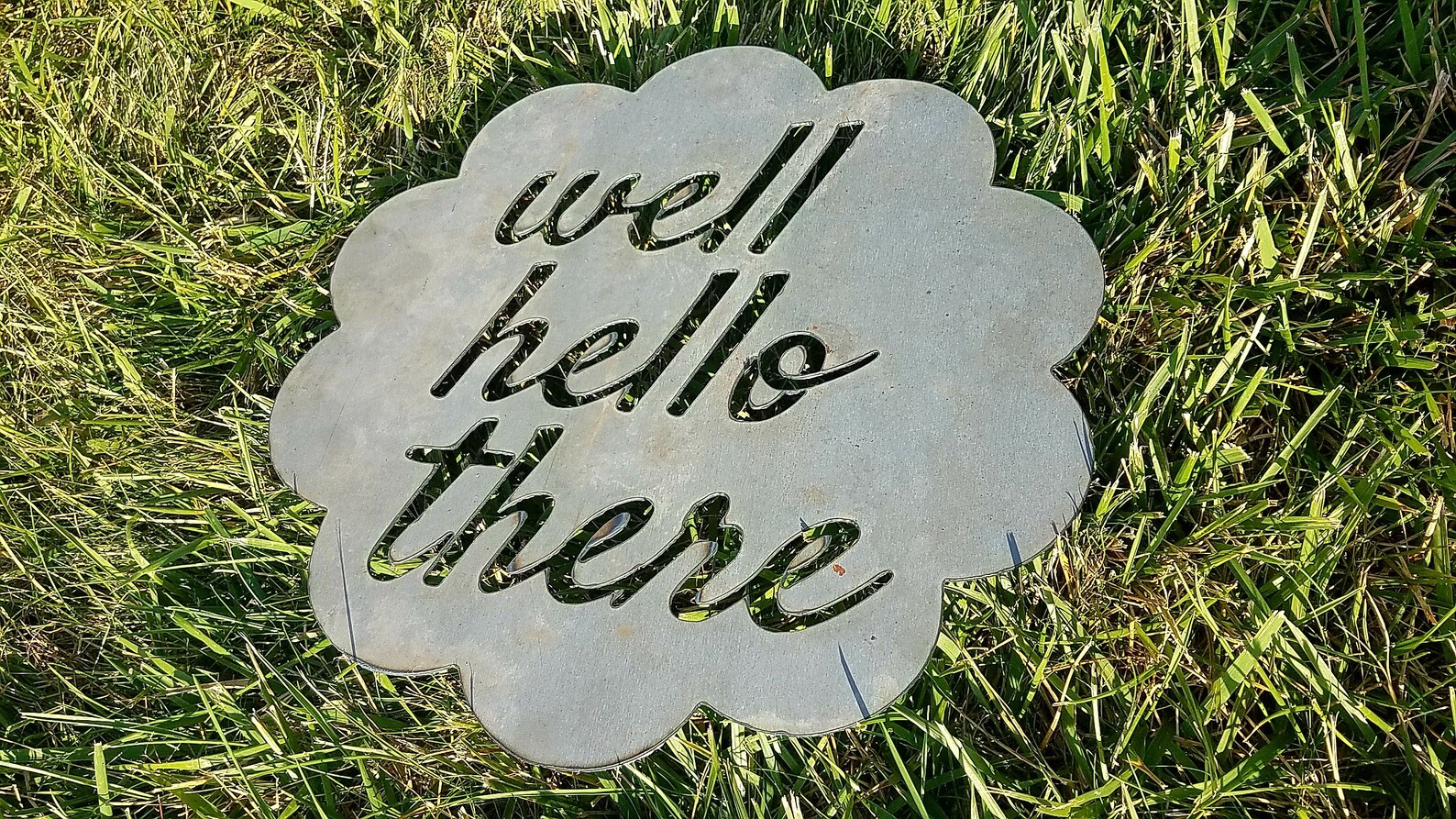 Well Hello There Sign / Hello Sign / Rustic Wall Decor / Wall | Etsy