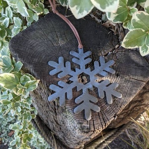 Snowflake Christmas Tree Ornament