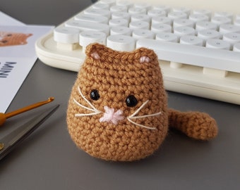 Mini Cat Crochet Pattern, Beginner Friendly Amigurumi (PDF Pattern)