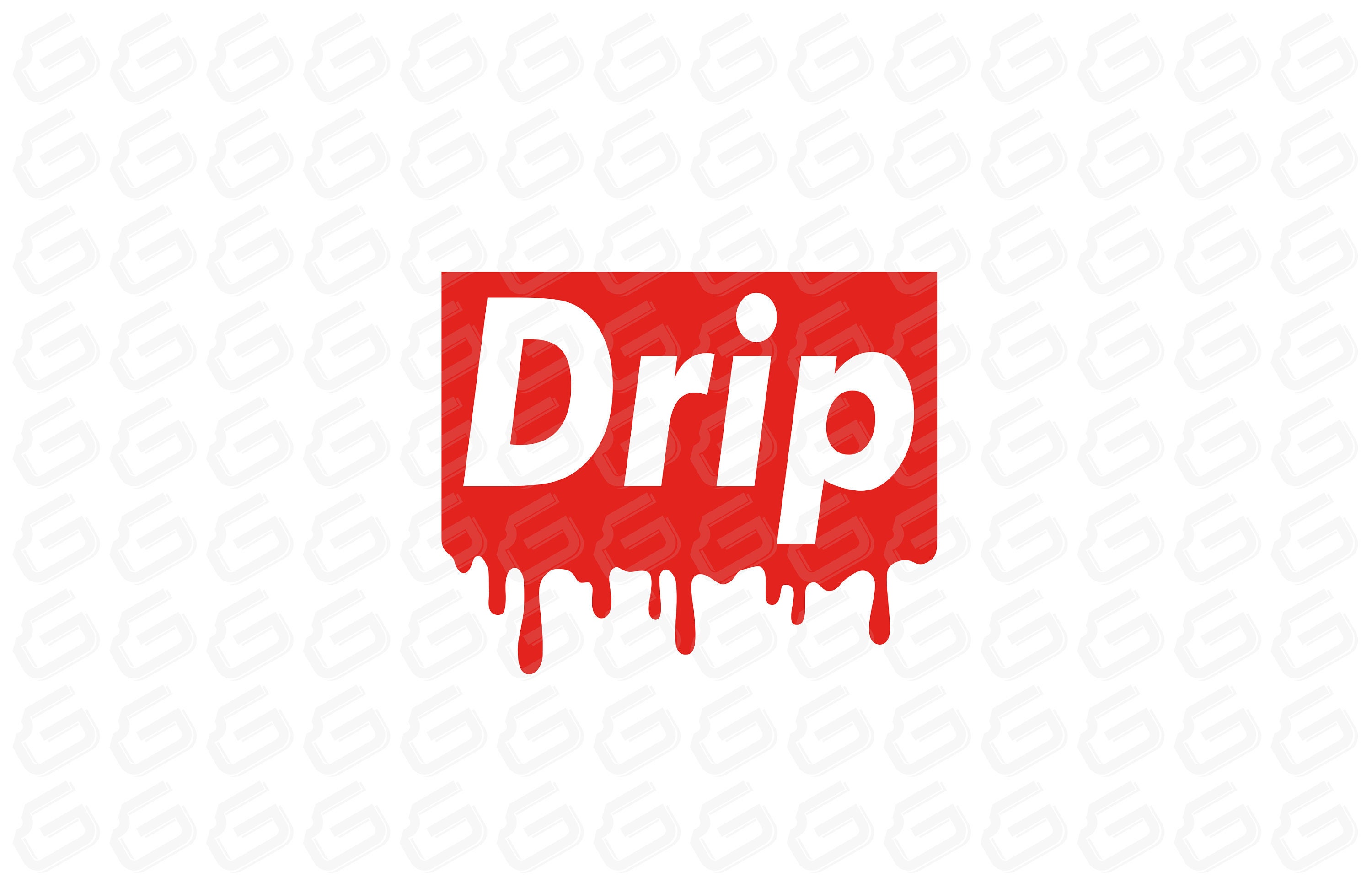 Drip Dripping Red Logo DIGITAL DOWNLOAD SVG Png etc Etsy