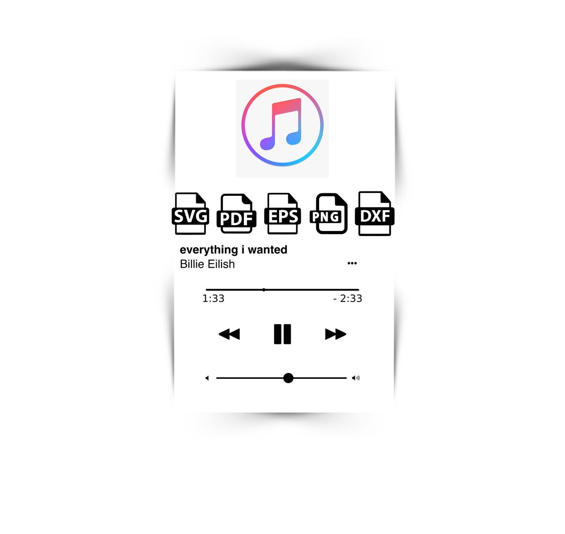 Apple Music Player Buttons Layout customizable SVG Cut Etsy Apple Music Player Buttons Layout customizable SVG Cut Etsy