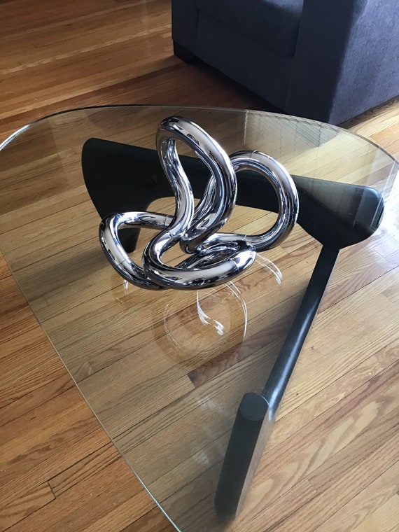 Original Vintage 1982 Chrome “tangle” Kinetic Sculpture by Richard