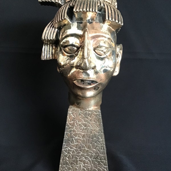 Aztec Warrior Bust - Etsy