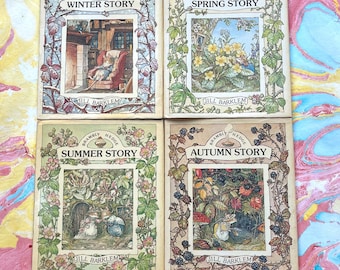 Vintage, 1991, Brambly Hedge, Winter Story, Jill Barkley, Hard