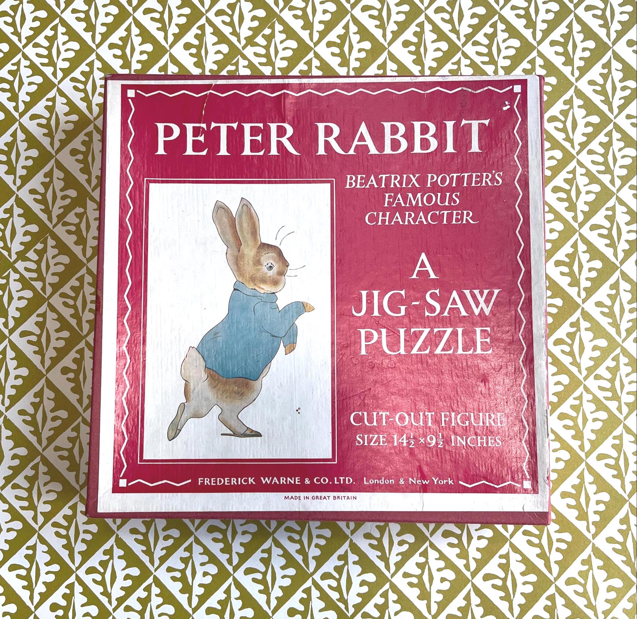 Vintage 1960s Frederick Warne & Co Boxed Beatrix Potter Peter