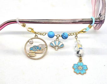 Blue Skies Deluxe Gold Eyeglass Charm Set, Set of 2