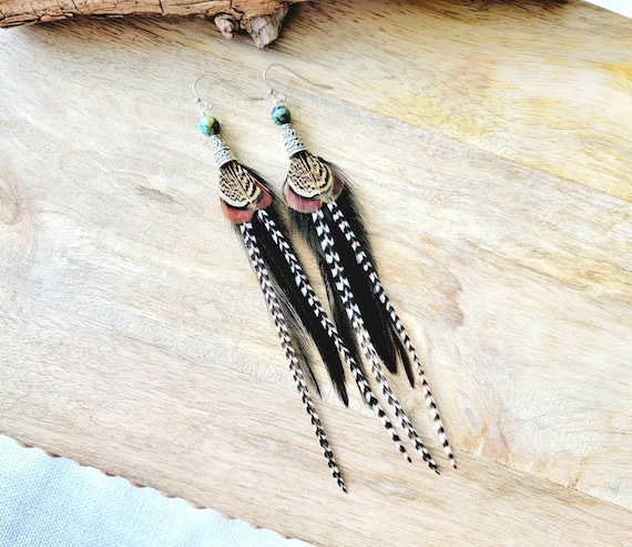 Absolute Floaty Feather Earrings - Silver