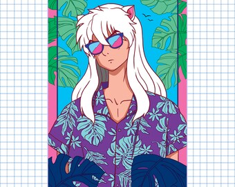 Inuyasha Art Etsy