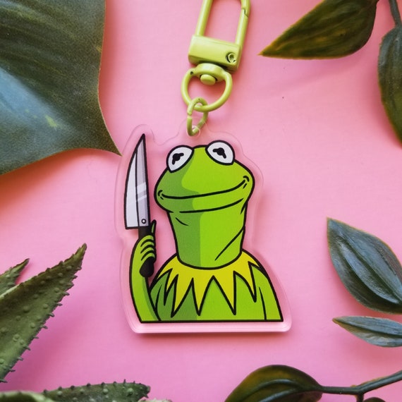Kermit the Frog Keychain Etsy