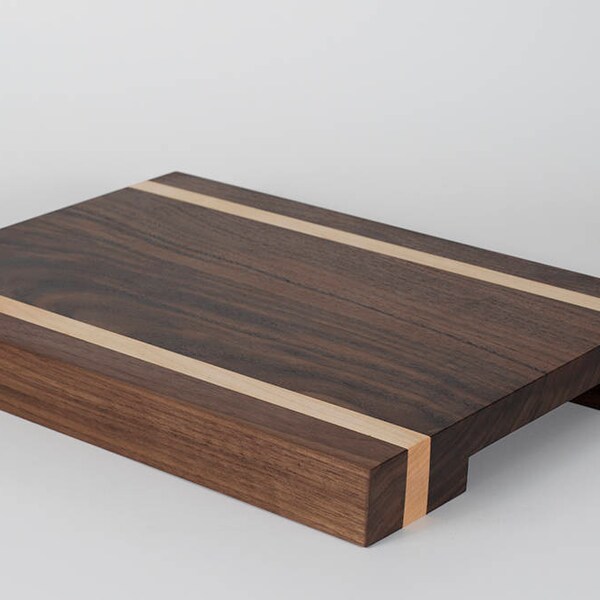 Walnut & Maple Butcher Block Cutting Board