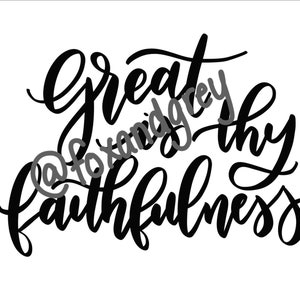 Great is thy faithfulness instant download