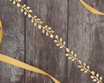 gold bridesmaid belt