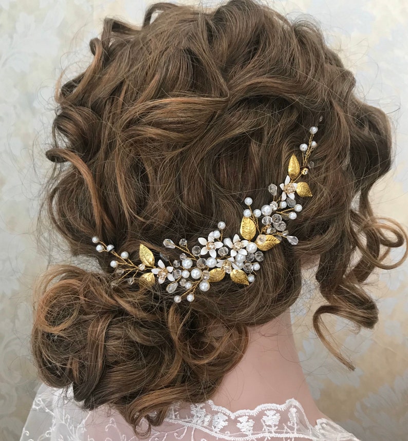 Bridal Hair Piece Wedding hair piece Bridal Headpiece Wedding Etsy