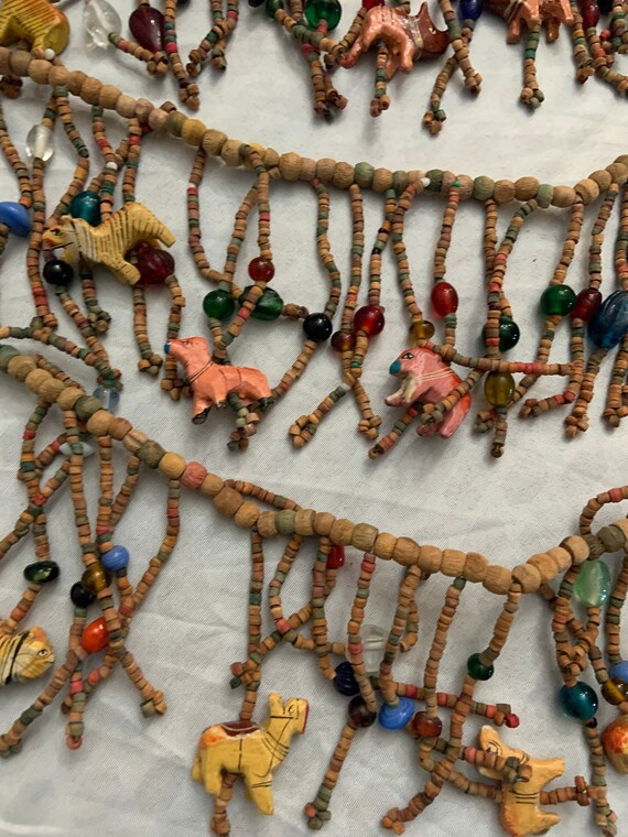 Vintage Multi-Strand Safari Necklace - image 5
