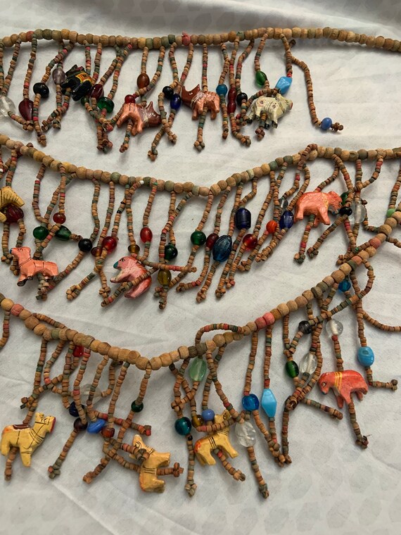 Vintage Multi-Strand Safari Necklace - image 6