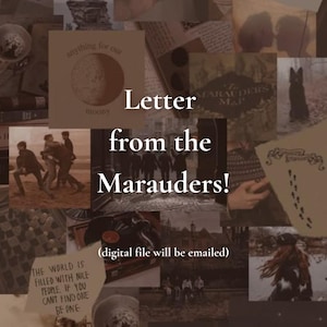 Brief von den Marauders! - Brief von fiktiver Figur- per E-Mail Brief von Marauders- Hogwarts inspiriert