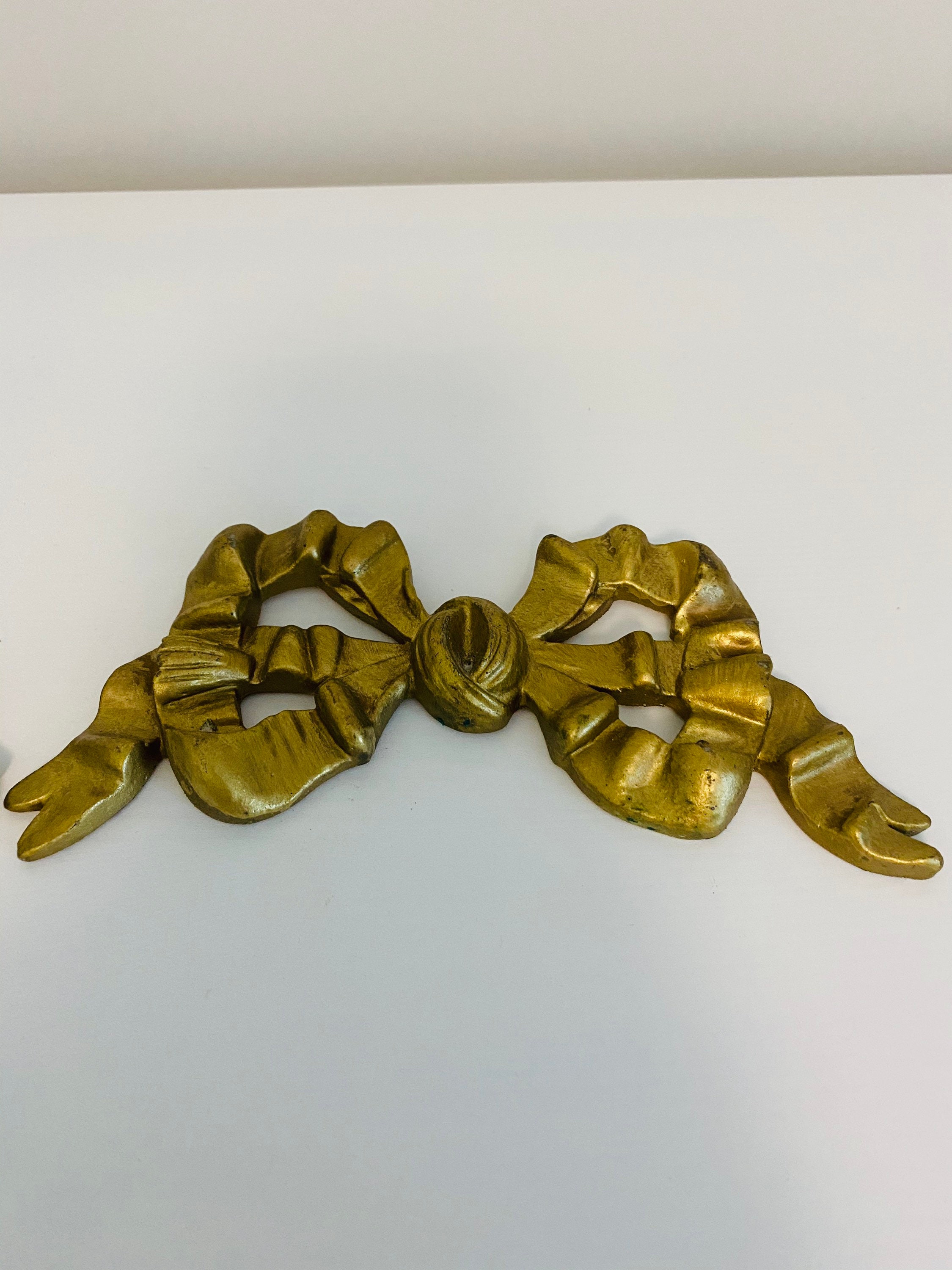 Gold bow wall hangings-gold bow wall decor wall decor rococo | Etsy