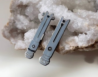 Saber Hilt Enamel Pins, Ashoka, Star Fights