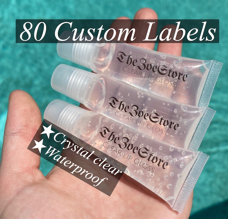 80 Custom Lip Gloss Labels 1 2 X 1 3 4 Clear Labels 80 Etsy 80 Custom Lip Gloss Labels 1 2 X 1 3 4 Clear Labels 80 Etsy
