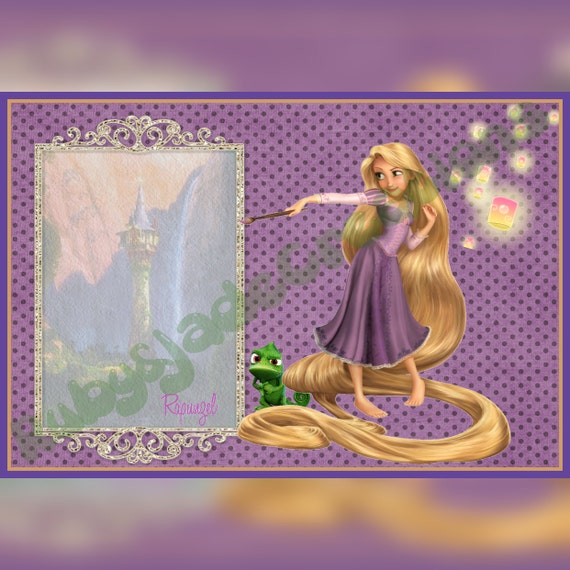 Rapunzel Disney Autograph book, printable page Il_570xn