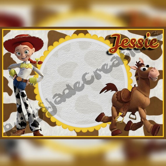 Jessie the cowgirl, Disney Autograph book, printable page Il_570xn