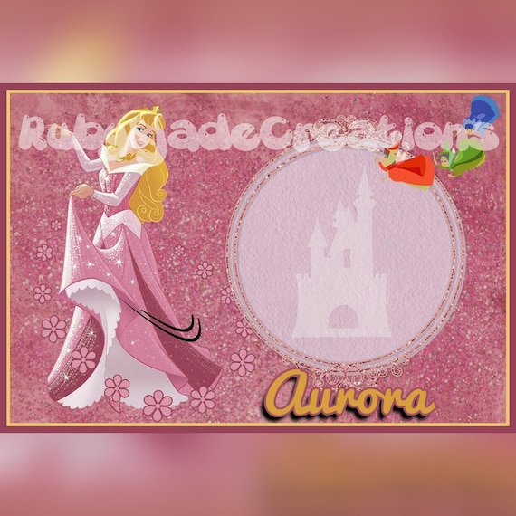 Sleeping Beauty-Princess Aurora, Disney Autograph book, printable page Il_570xn