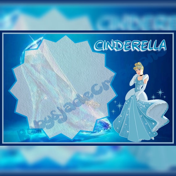 Cinderella, Disney Autograph book, printable page Il_570xn